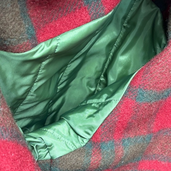 LL Bean Men’s XXL Original Field Coat Barn Chore Tan Jacket Flannel Lined Vtg - Picture 6 of 9